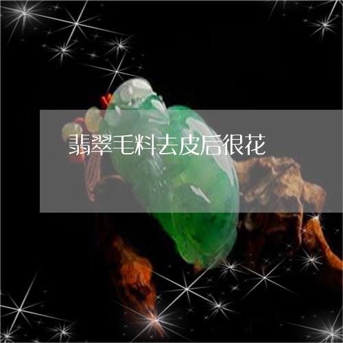 翡翠毛料去皮后很花/2023120468372