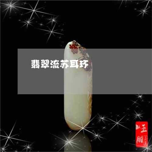 翡翠流苏耳环/2023053028593