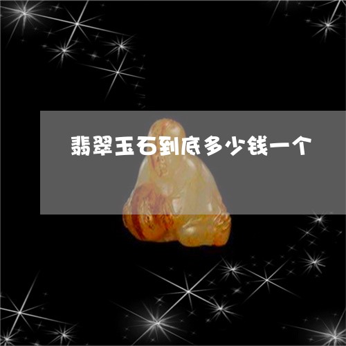 翡翠玉石到底多少钱一个/2023042266158