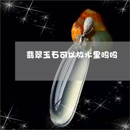 翡翠玉石可以放水里吗吗/2023041636450