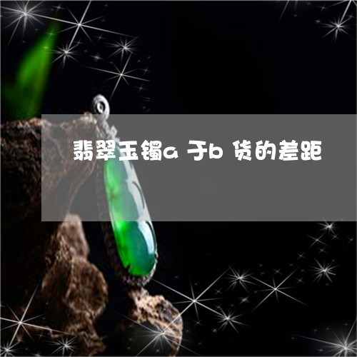 翡翠玉镯a于b货的差距/2023061933939