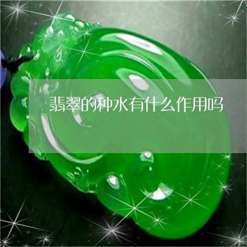 翡翠的种水有什么作用吗/2023042219472