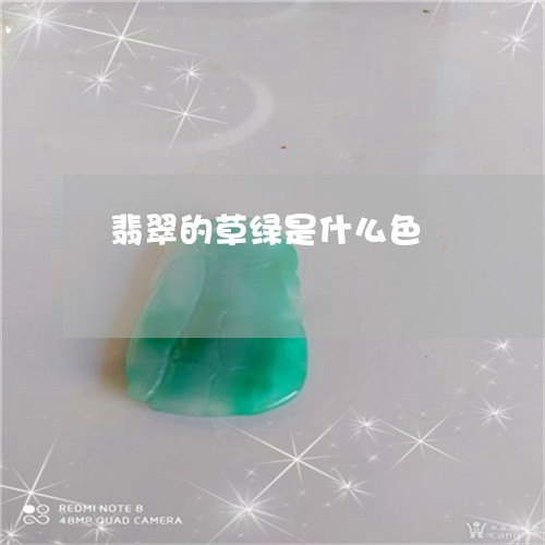 翡翠的草绿是什么色/2023120511583