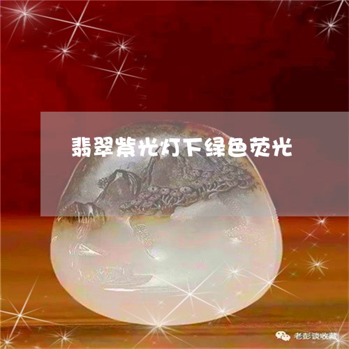 翡翠紫光灯下绿色荧光/2023051084747