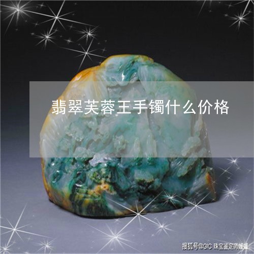 翡翠芙蓉王手镯什么价格/2023041407350