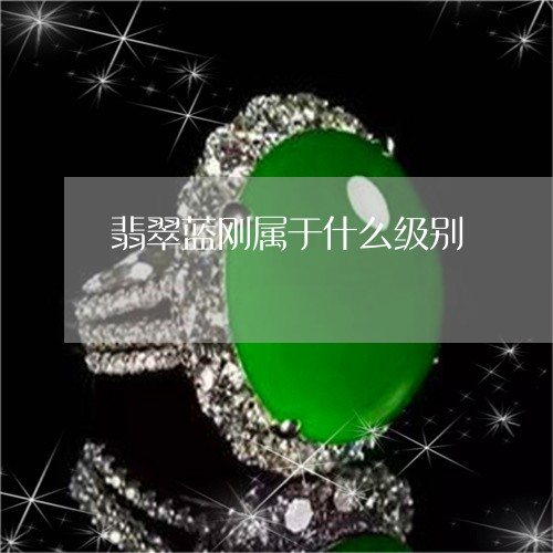 翡翠蓝刚属于什么级别/2023090938069