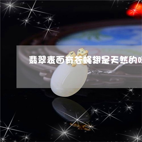 翡翠表面有苍蝇翅是天然的吗/2023092946269