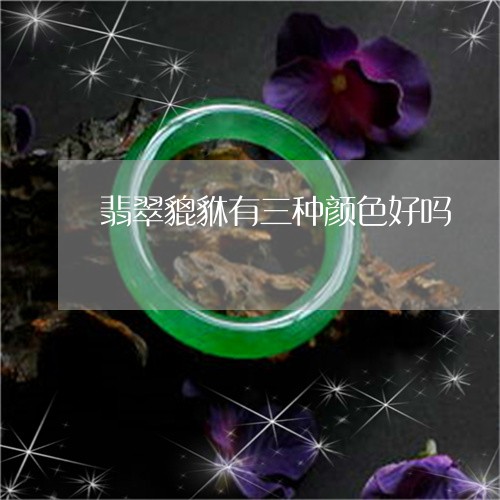 翡翠貔貅有三种颜色好吗/2023042173827