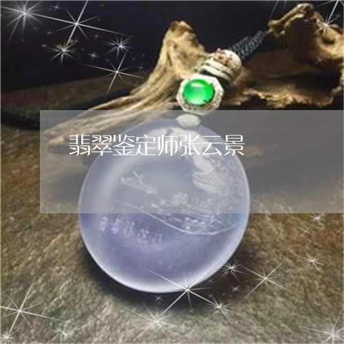 翡翠鉴定师张云景/2023093050693