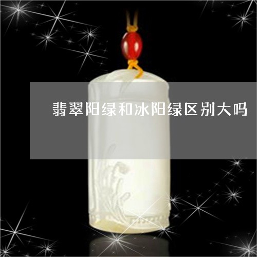 翡翠阳绿和冰阳绿区别大吗/2023062784828