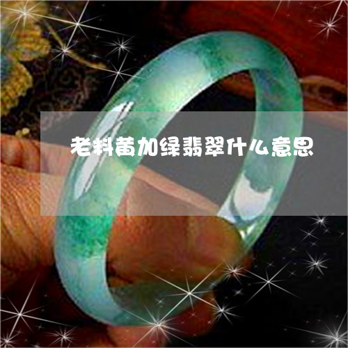 老料黄加绿翡翠什么意思/2023041333805