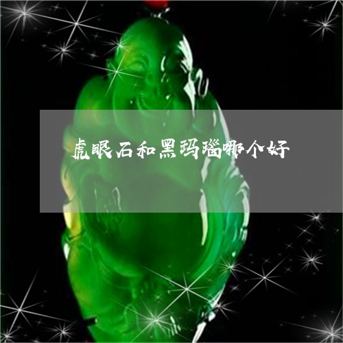 虎眼石和黑玛瑙哪个好/2023090625027