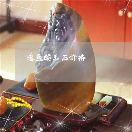 透鱼鳞玉石价格/2023080261693