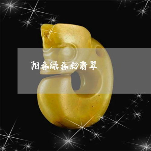 阳春绿春彩翡翠/2023080267349