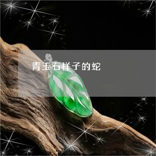 青玉石样子的蛇/2023080284057