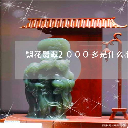 飘花翡翠2000多是什么情况/2023100723926