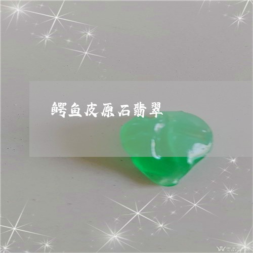 鳄鱼皮原石翡翠/2023060984827