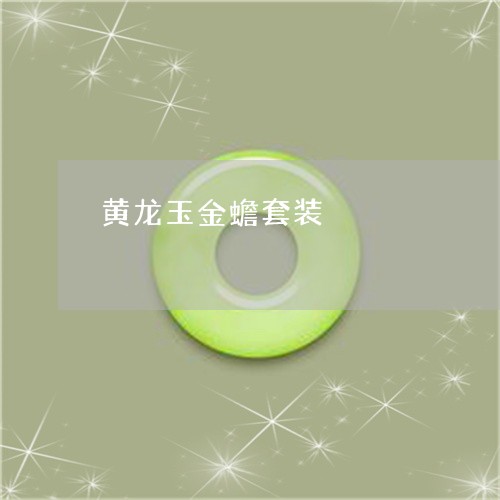 黄龙玉金蟾套装/2023060911525