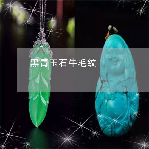 黑青玉石牛毛纹/2023080129581