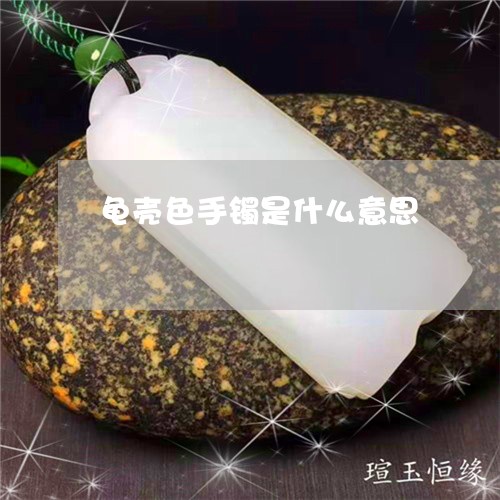 龟壳色手镯是什么意思/2023051216846